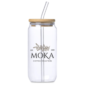 Okiyo Natsu Glass & Bamboo Tumbler & Straw - 500ml