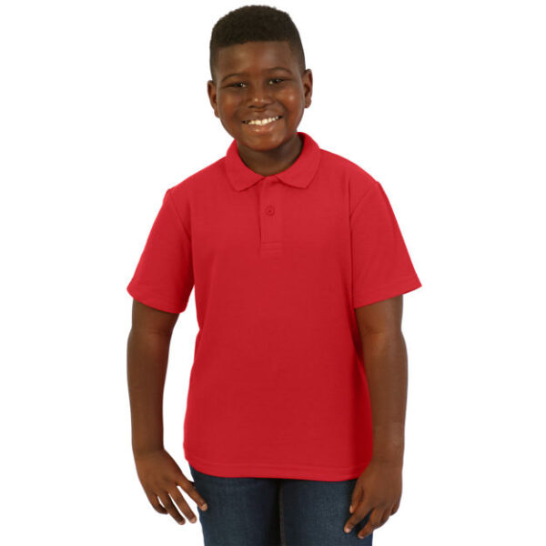175g Youth Classic Pique Knit Polo - Image 2