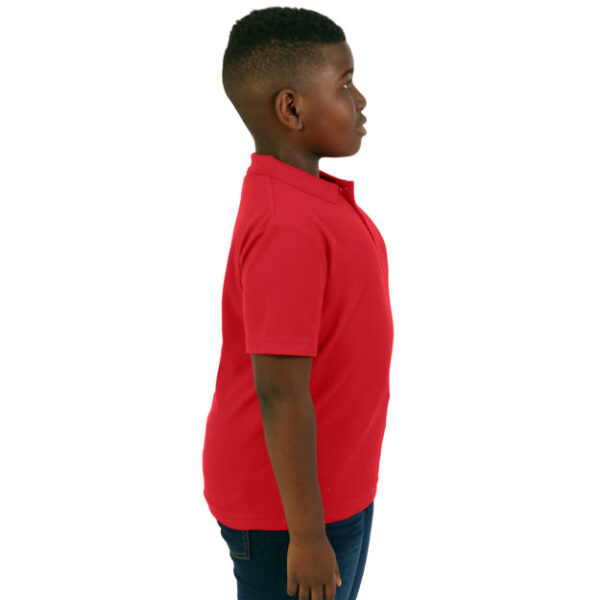 175g Youth Classic Pique Knit Polo - Image 3