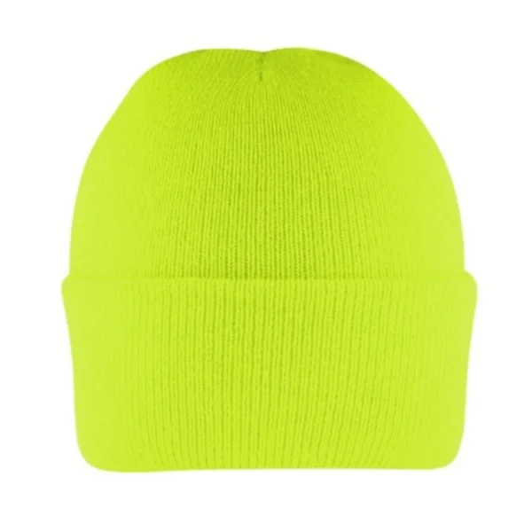 Cuffed Knitted Beanie - Image 3